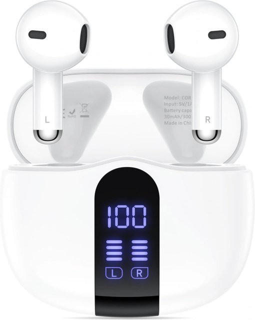 Tech-Protect Ultraboost Core G2 Bluetooth-Headset TWS in Weiß - Bild 1