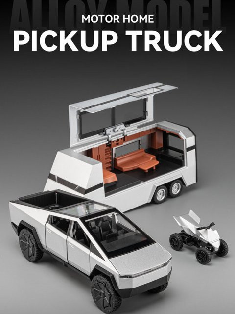 RMZ city Pickup Modell Auto, 1:32, Metall, mit Licht und Sound - Bild 1