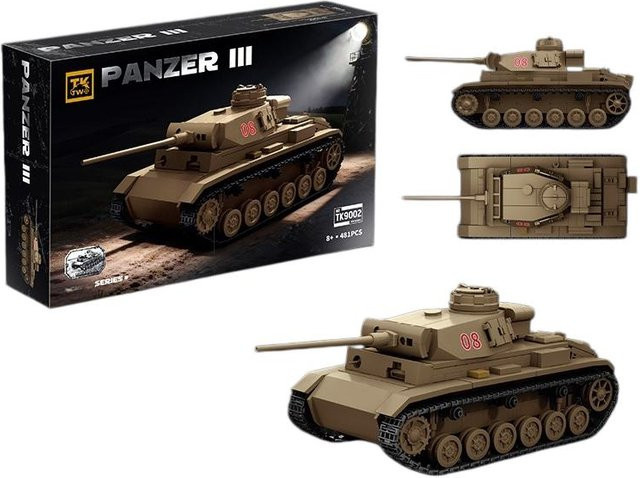 Panzer VI Tiger SO4 Panzer IV Tank, Baustein Modell, ab 14 Jahren - Bild 1