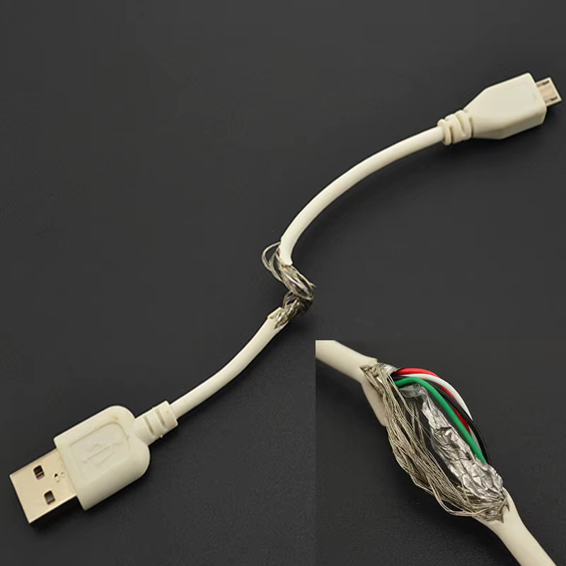 VBDWRM Micro-USB-Kabel USB-A auf Micro-USB-B 2.0 Hochgeschwindigkeits-Lade- und Datenkabel für Android-Mobilgeräte und Powerbanks in Weiß - Bild 4