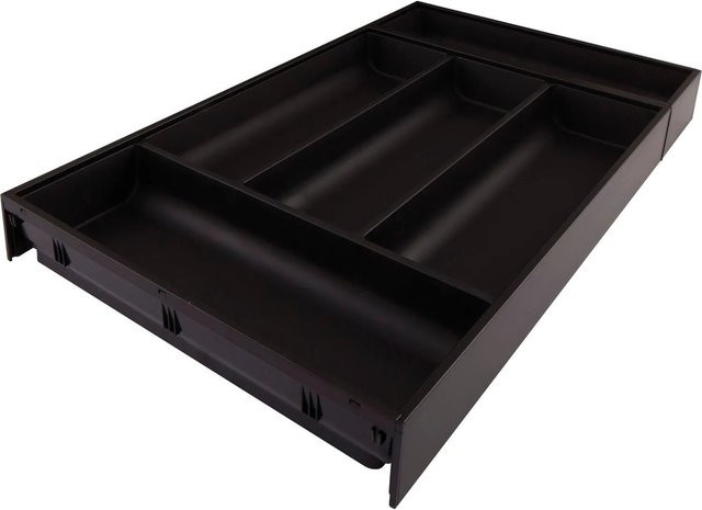 Blum Besteckeinsatz Ambia-Line aus Stahl in Carbonschwarz, Nennlänge 550 mm, Breite: 300 mm - Bild 1