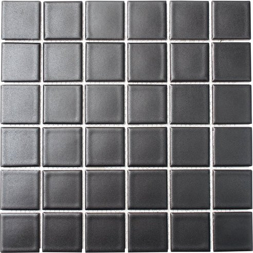 HuH Mosaikfliese Architecture aus Keramik in Schwarz als Wandbelag oder Bodenbelag, B/L: 29,8 x 29,8 cm - Bild 1
