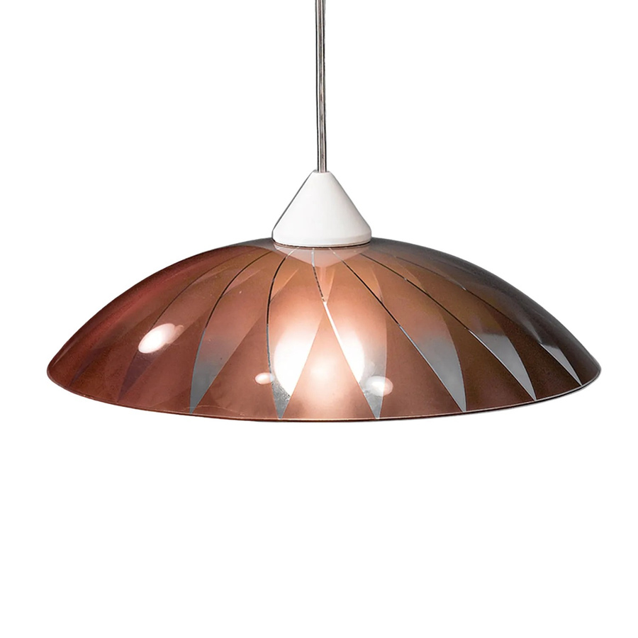 Orion Leuchten Hängeleuchte Martina Braun mit Opalglasschirm, Durchmesser: 33 cm, E27 - Bild 2