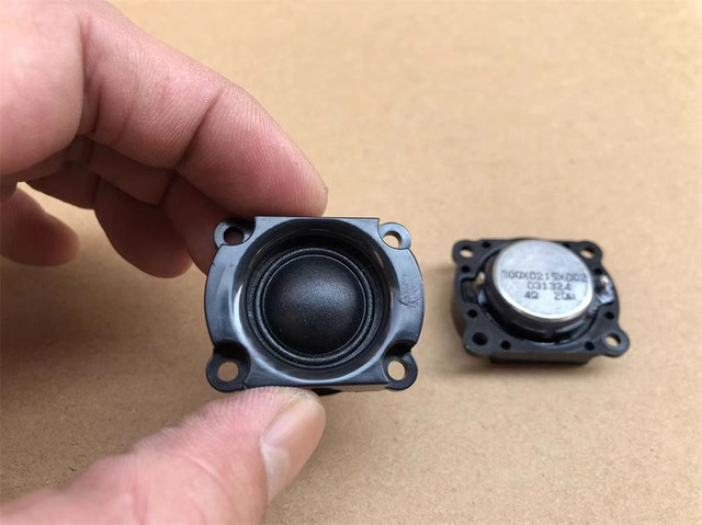 Ghxamp DIY Mini-Seidenmembran Hochtöner mit Neodym-Magnet, 4 Ohm, Schwarz, 2 Stück - Bild 1