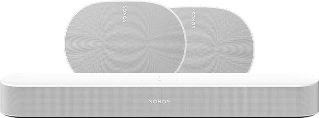 Sonos Soundbar Set: Beam Gen. 2 und 2x Era 300 in Weiß mit Wi-Fi und Bluetooth - Bild 1