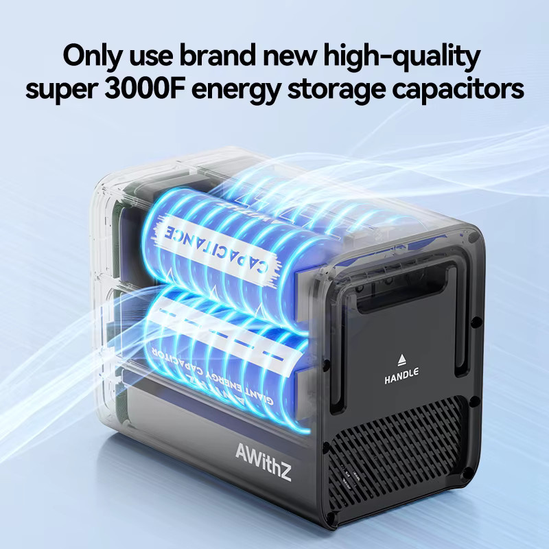 Awithz Punktschweißgerät 69200W 6590A Hochstrom-Superkondensator-Punktschweißmaschine für DIY 18650 Lithium-Batterien, Schwarz - Bild 3