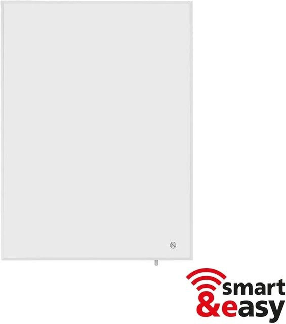 E2 Elektroheizung INFRAe2 Smart & Easy S Infrarotheizpaneel mit Thermostat und App-Steuerung, Weiß - Bild 1