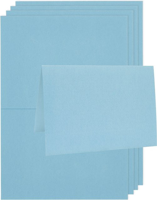 Rico Design Paper Poetry Luxury Karten A5 in Dusk Blue - Bild 1