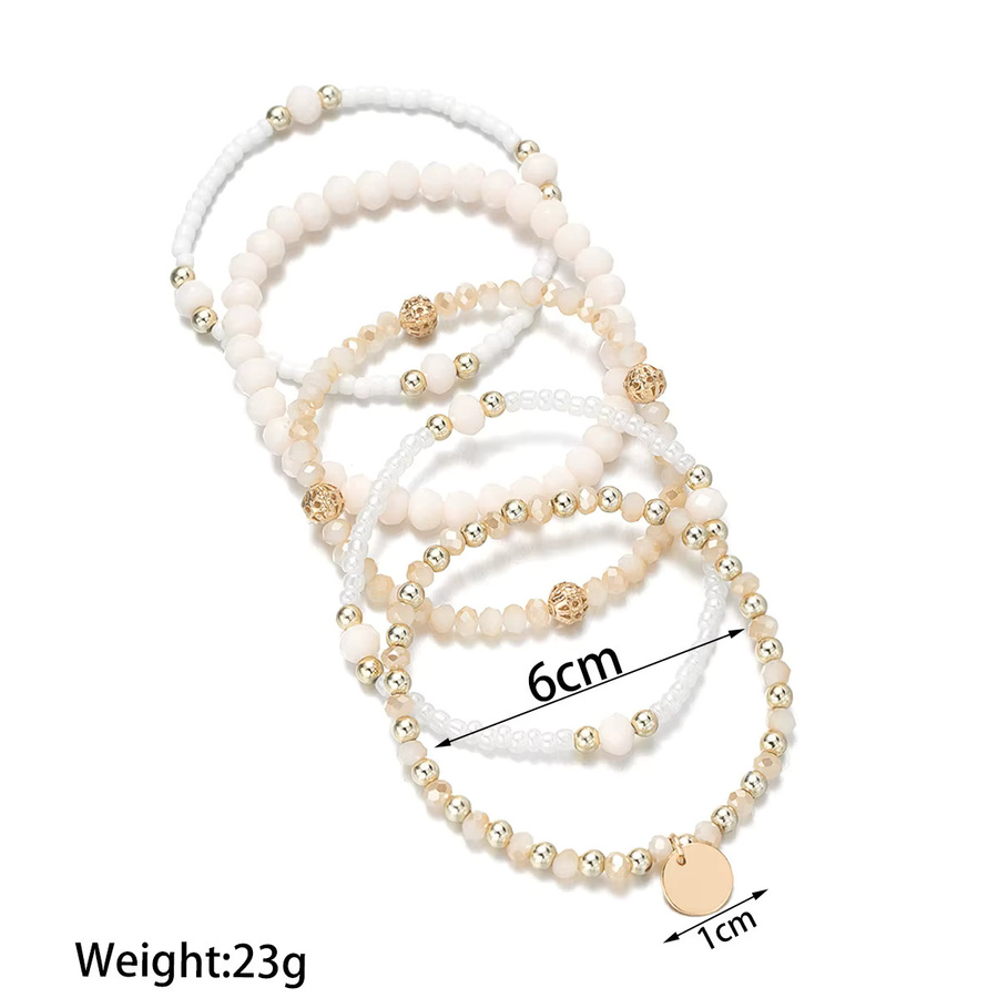 DAIPAN Armbänder Set, Perlen, Bunt, Boho, Damen - Bild 2