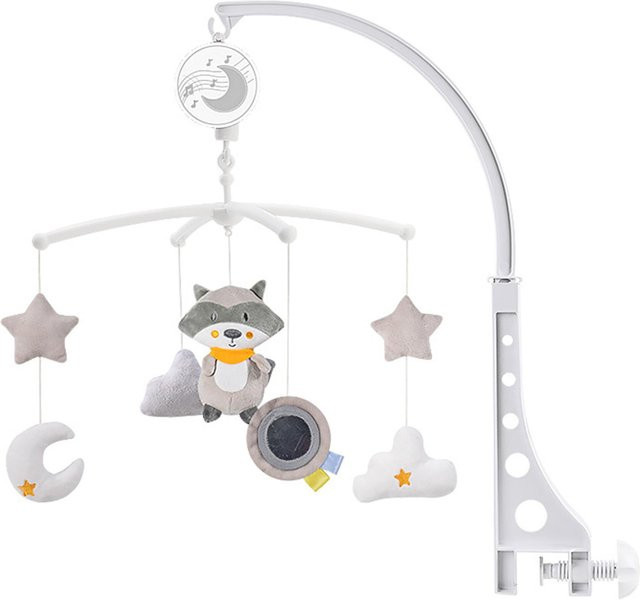 TOMTOP JMS Musikalisches Baby-Mobile Raccoon Unisex Bunt / Mehrfarbig - Bild 1