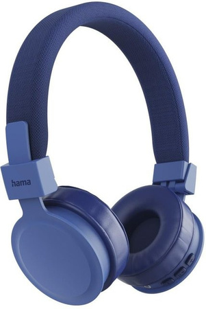 Hama Bluetooth On-Ear Kopfhörer Freedom Lit III in Blau mit Mikrofon und faltbarer Bauweise