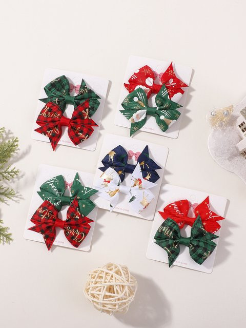 Kids Bows Haar-Accessoire Set, 8 Teile, Mädchen - Bild 1