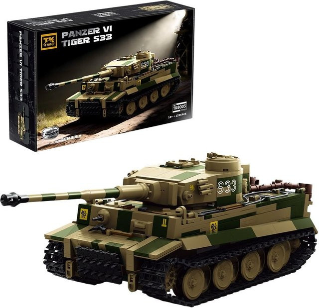 Panzer VI Tiger SO4 Panzer IV Tank, Baustein Modell, ab 14 Jahren - Bild 1
