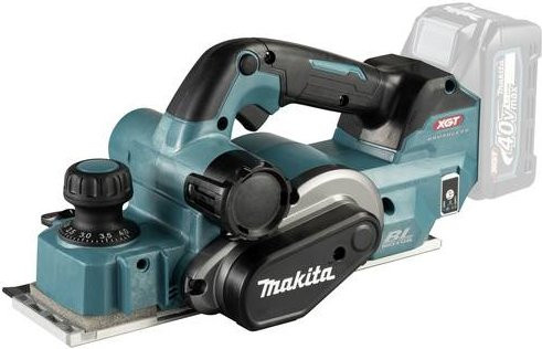 Makita Akku-Hobel KP001GZ 40V max. mit 82 mm Hobelbreite und 50 mm maximaler Falztiefe - Bild 1
