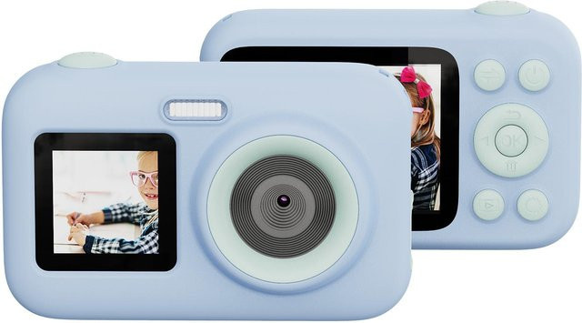 SJCAM Digitalkamera Kinderkamera 1080P 12MP HD Blau - Bild 1