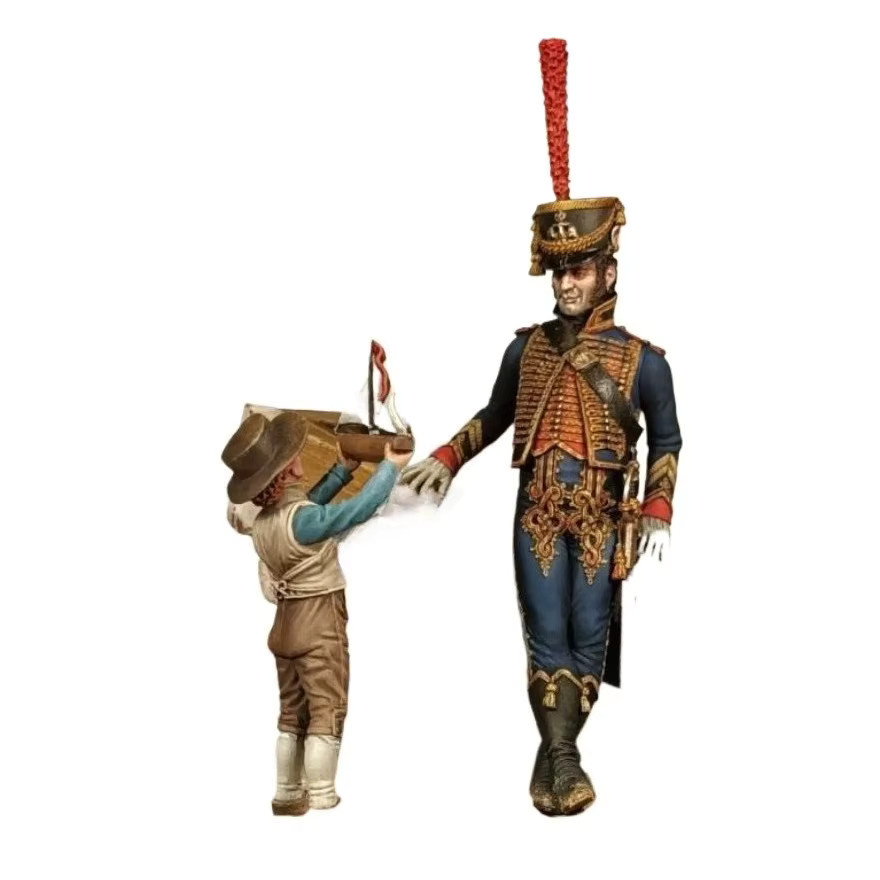 JIJIE Marineoffizier und Kinder-Seemann, Modellbausatz, 1:24, unmontiert, unbemalt - Bild 2