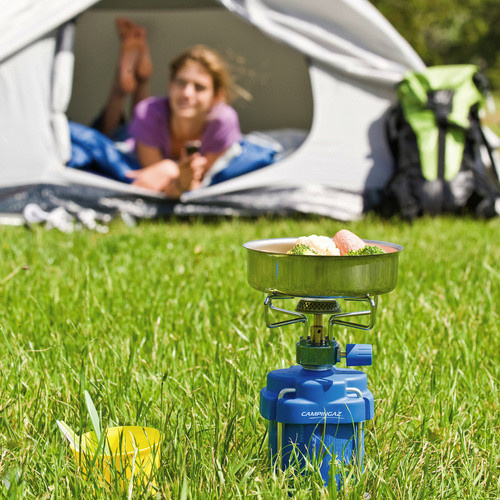 Campingaz Campingkocher Bleuet 206 Plus Gaskocher in Blau und Silber aus Stahl und Kunststoff - Bild 2