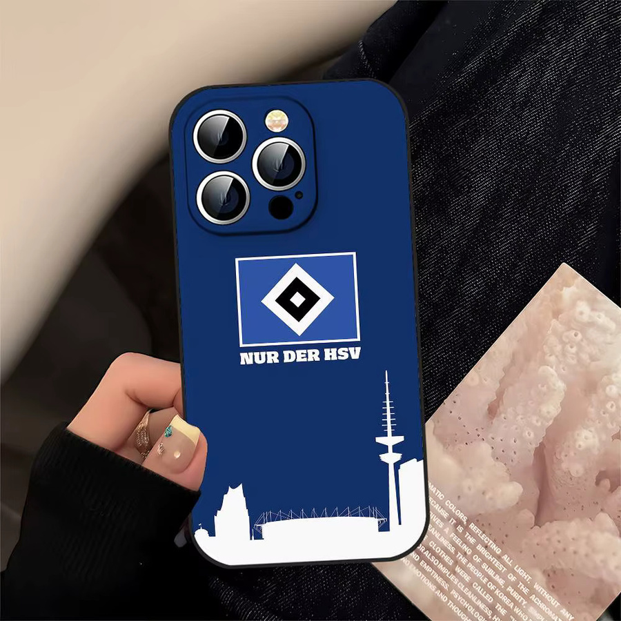 I-Hamburger-R SV Handyhülle aus weichem TPU für iPhone 11 bis iPhone 17 Pro Max Plus in Blau - Bild 4