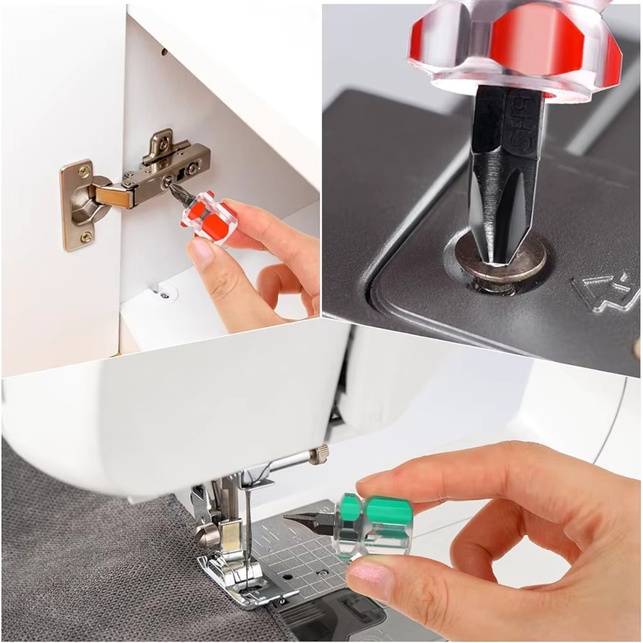 OZXHIXU Mini-Schraubendreher mit flachem Kreuzkopf in Multicolour für Präzisionsarbeiten und DIY-Reparaturen - Bild 3