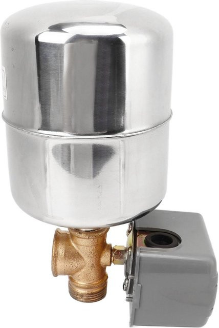 Ersa Pumpendruckschalter-Kit aus Metall und ABS in Silber, Automatischer Wasserpumpen-Druckschalter 110–230V - Bild 1