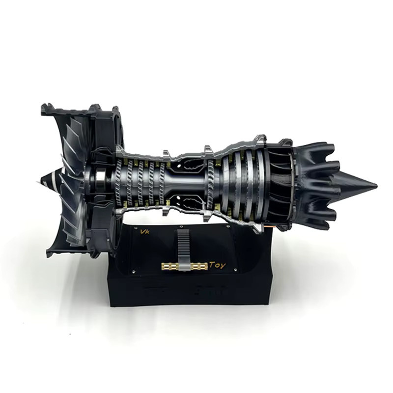 FZXF Turbofan Motor Modell, DIY Montage Modell Kit, Flugzeug Jet Motor Spielzeug - Bild 3