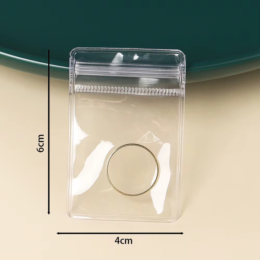 St.kunkka Transparente OPP Selbstklebende Beutel für DIY Schmuck und Halsketten Organizer in Transparent - Bild 2
