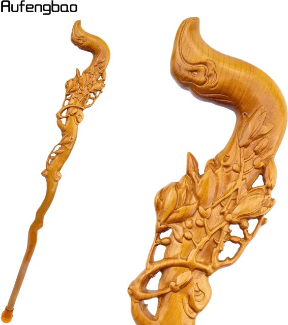Rufengbao Zauberstab, Gelbe Blume, Holz, Fantasy - Bild 1