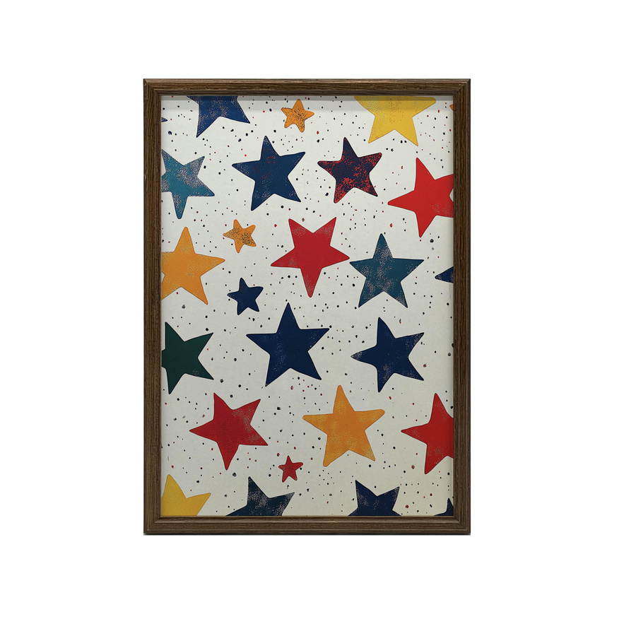 Glücksstern-Poster iKable Premium-Leinwand auf Keilrahmen, Multicolor, B: 50 cm, H: 70 cm - Bild 3