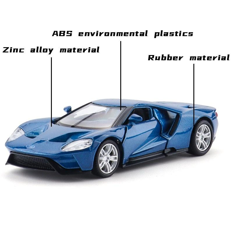 Kid Actor Paradise Ford Supercar Druckgussmetall Spielzeugfahrzeuge 1:36 - Bild 1