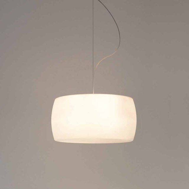 Nemo Lighting Sirius Pendelleuchte in Weiß mit Glas und Aluminium - Bild 1