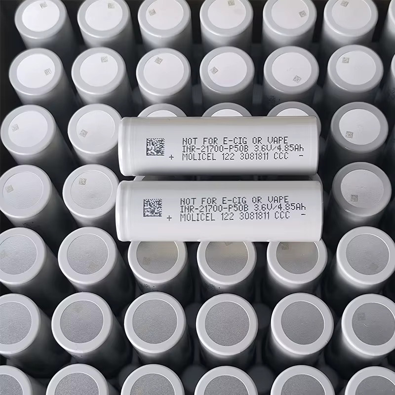 Molicel P50B INR 21700 Hochleistungs-Lithium-Ionen-Akku mit 5000 mAh und 50 A Flat Top - Bild 3