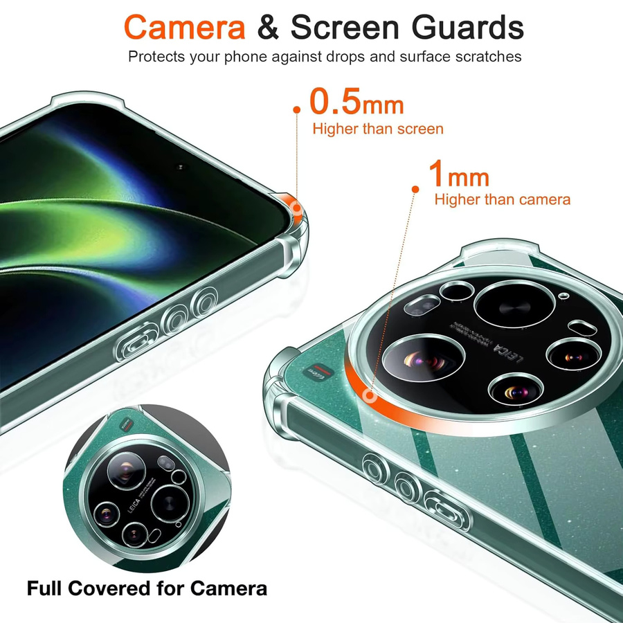 Transparente TPU-Schutzhülle für Xiaomi 17 Ultra 5G mit stoßfesten Ecken - Bild 5
