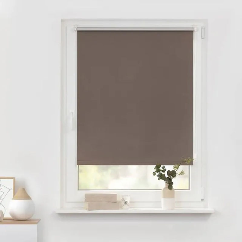 Lichtblick Thermo-Rollo Klemmfix, Taupe Grau, B: 65 cm, H: 150 cm - Bild 4