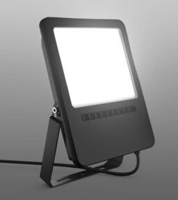 RZB LED-Fluter Baustrahler Schwarz 4000K 722126.003 Außenbeleuchtung - Bild 1