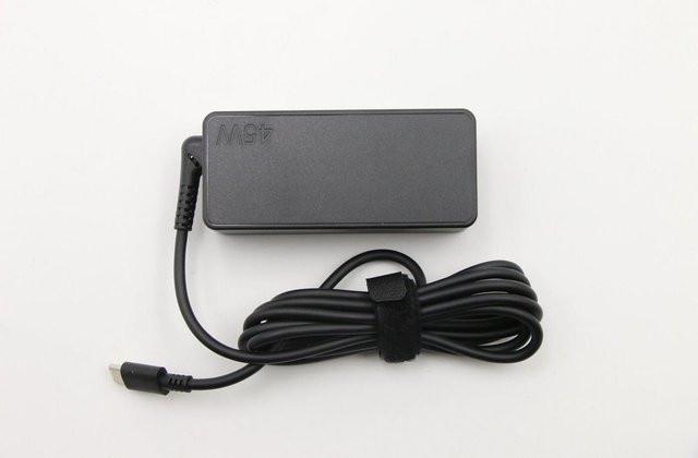 Lenovo AC-Adapter 45 Watt USB-C Schwarz (02DL120) - Bild 1