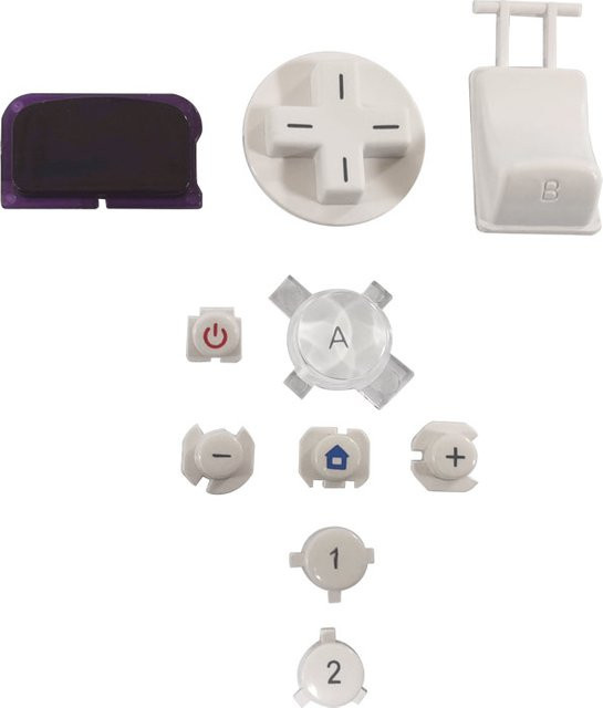 10 Stück ABS-Tasten für Deine Wii-Fernbedienung in Weiß - Bild 1