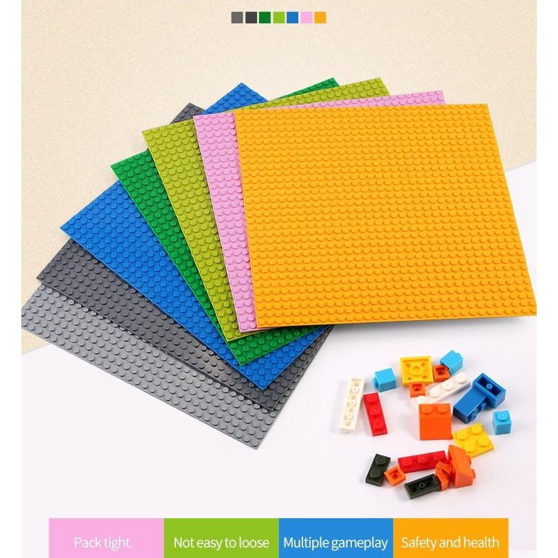 Yiran toy Grundplatte Doppelseitige Bauplatten 32*32 Noppen Bunt / Mehrfarbig - Bild 2