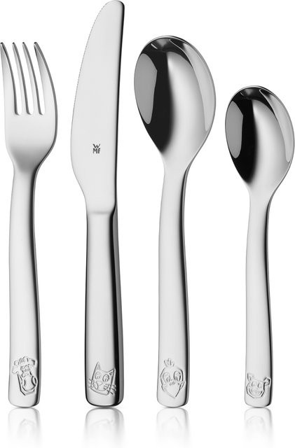 WMF FARM Kinderbesteck-Set aus Edelstahl in Silber, bestehend aus Gabel, Löffel und Messer - Bild 1