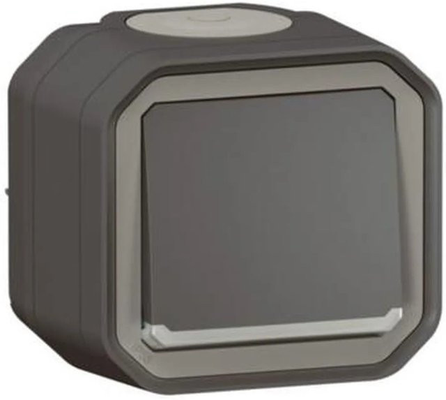 Legrand Plexo New A/W-Schalter Aufputz Anthrazit IP55 - Bild 1