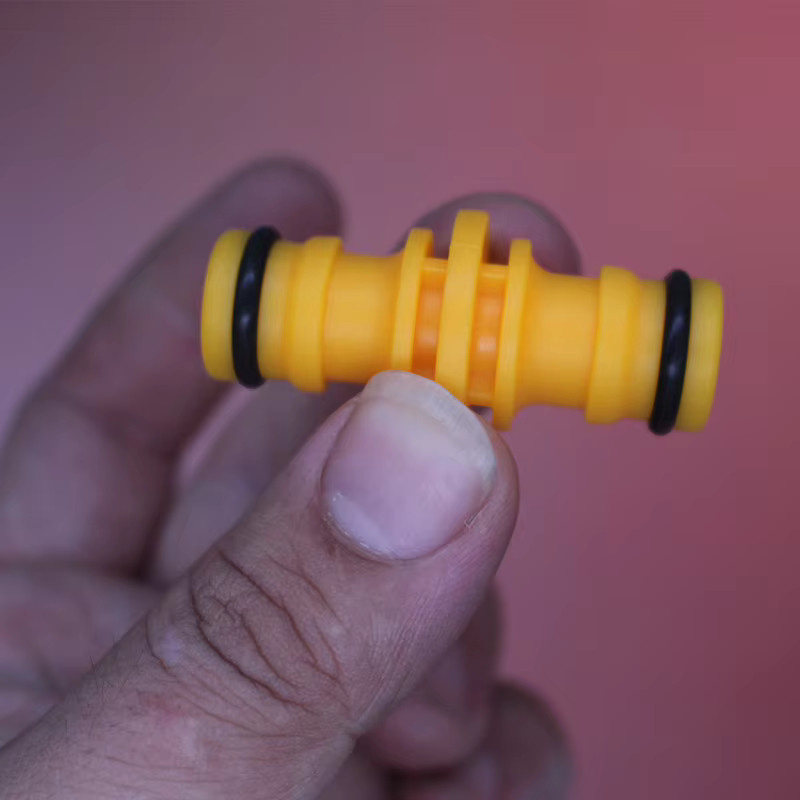 Nongjiale Gartenschlauchverbinder Quick Coupling in Orange, 1/2 Zoll Schlauchkupplung für die Bewässerung - Bild 3