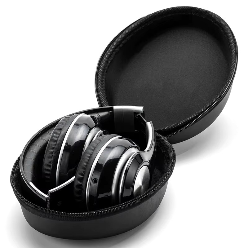 JETTING Tragbarer Kopfhörerbehälter mit großem Fassungsvermögen, stoßfeste Headset-Tasche, Schwarz - Bild 3