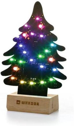 Whadda WSPXL100 LED Weihnachtsbaum Bausatz XL-Löt-Programmierkit in Bunt/Mehrfarbig - Bild 1