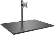 Lindy Single Display Short Bracket Monitorhalterung mit Pol und Tischklemme, Silber, für Bildschirmgrößen 43,2-71 cm, VESA 100x100 mm - Bild 1