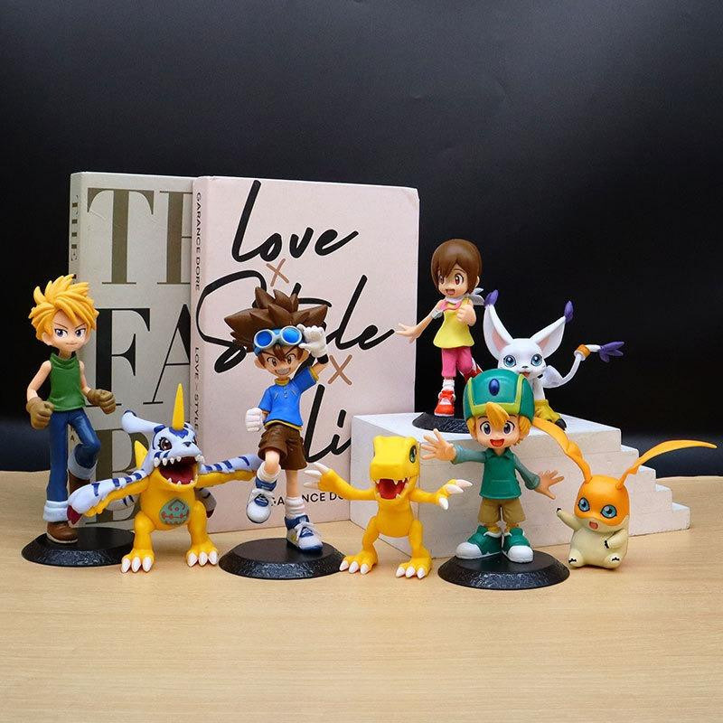 Fashnics Digimon Adventure Anime-Figuren Set aus PVC, Multicolor, Höhe: 8,0 cm - Bild 1