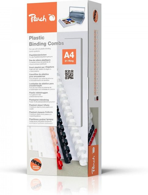 100 Stück Foldback Clips in Weiß für A4, 10 mm Binderücken - Bild 1