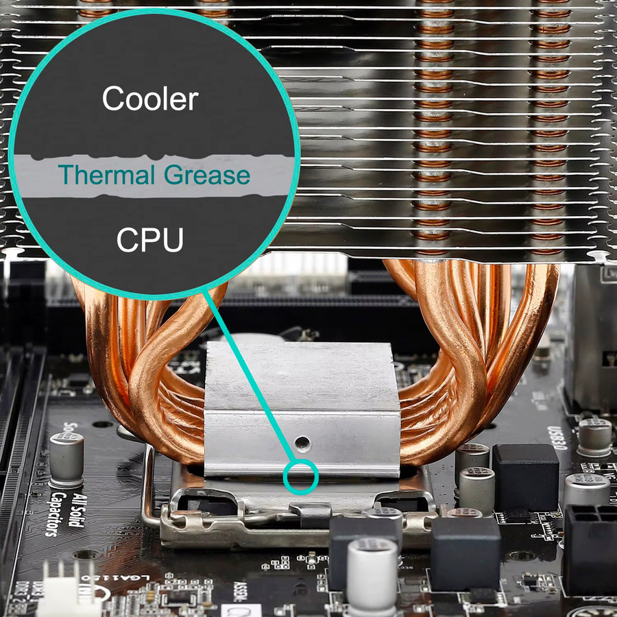 SIKEZHAN Hochleistungs-Wärmeleitpaste für Gaming-PC, Laptop, GPU, CPU und LED-Kühlkörper, 25g - Bild 4
