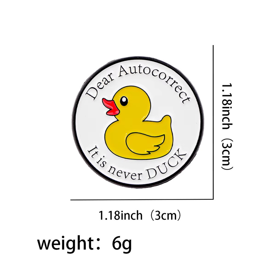 Bandai Brosche Enten, Legierung, Bunt, Unisex - Bild 3