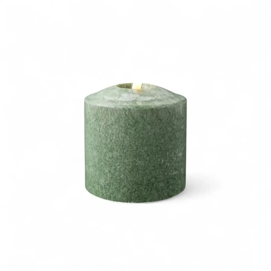 Mansion atmosphere LED-Kerze Marble in Grün, modern und quadratisch, B/T/H: 10 x 10 x 10 cm - Bild 1