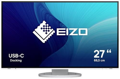 EIZO FlexScan EV2781-WT LED-Monitor weiß, 27 Zoll, QHD 2560 x 1440 Pixel, IPS-Panel, USB-C, HDMI und DisplayPort - Bild 2