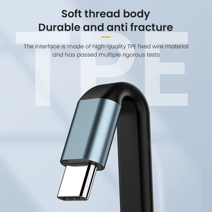 MIIQNUS USB-Datenkabel als Schlüsselbund für Smartphone und Tablet mit USB-C, Micro-USB und USB-A in Schwarz und Gold - Bild 3